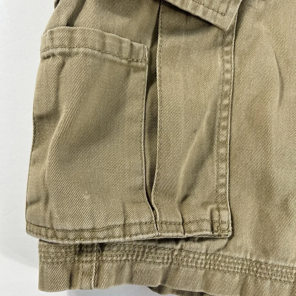 Timberland Men's Cargo Shorts Size 40 Khaki Tan Outdoor Utility Cotton